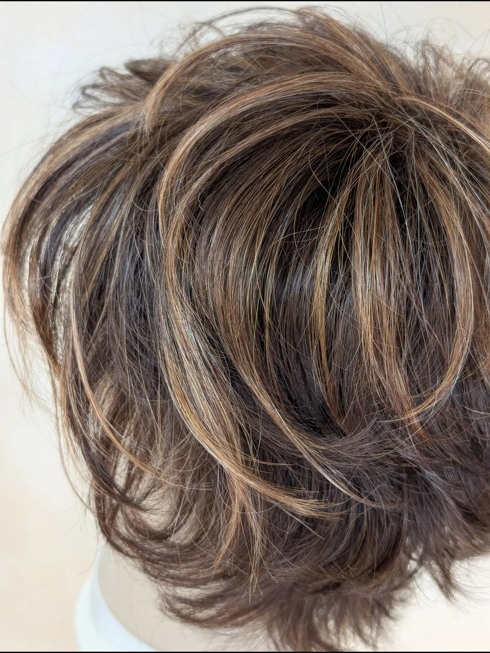 Raquel Welch Winner Wig R9S+ Shaggy Pixie Natural Brown Highlights EUC Box Tag - Picture 7 of 16